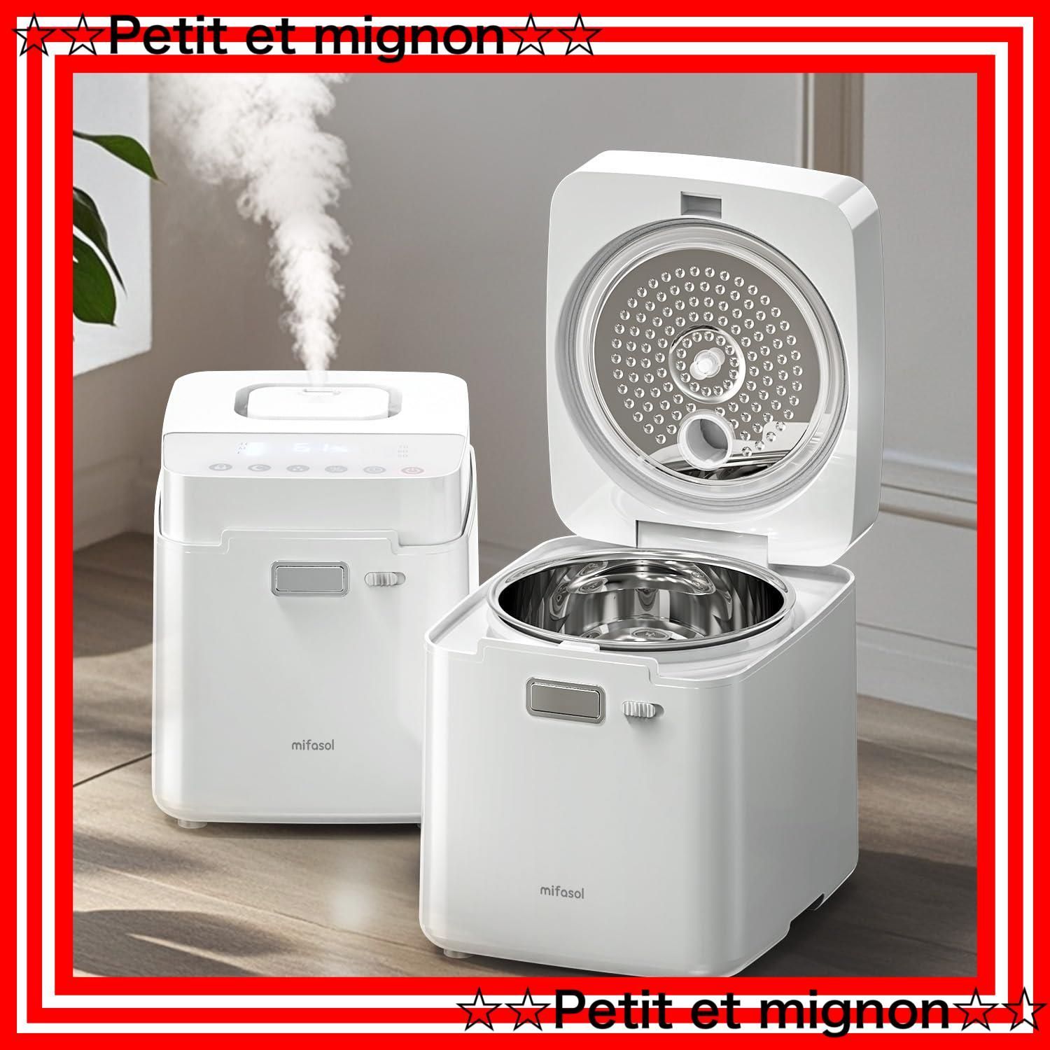 スピード発送 寝室|子供部屋|事務所|居間|リビング|オフィス 空焚き防止 静音 お手入れ簡単 切タイマー付き Mifasol加湿器 恒湿 ホワイト ミスト3段階 100℃高温除菌 22? 800ml|h 加湿量 3.3L 大容量. 加熱式 スチーム式