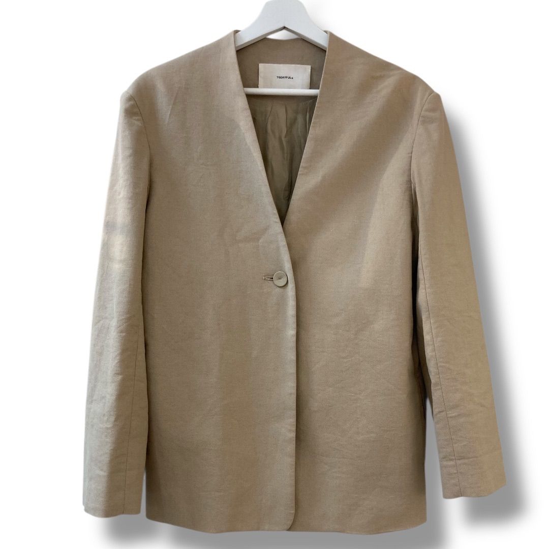 todayful ドビーリネンジャケット TODAYFUL ドビーリネンジャケット 38