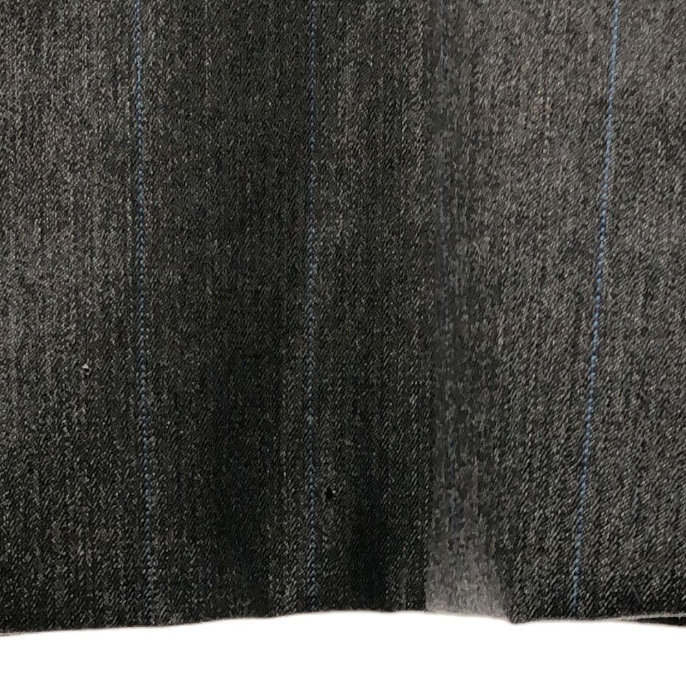 ランバン ストライプ ステンカラーコート ブラック系 LANVIN メンズ  