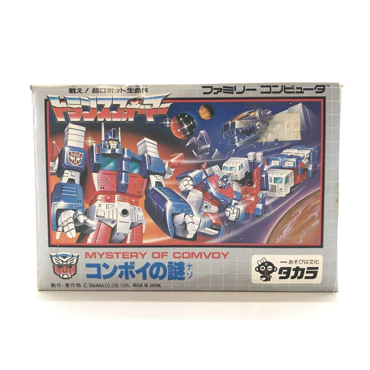 □タカラトミー ファミコンソフト トランスフォーマー コンボイの謎