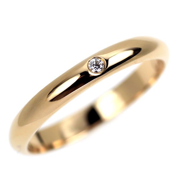 カルティエ K18PG ダイヤモンド リング 1895ウェディング 48号 - メルカリ 