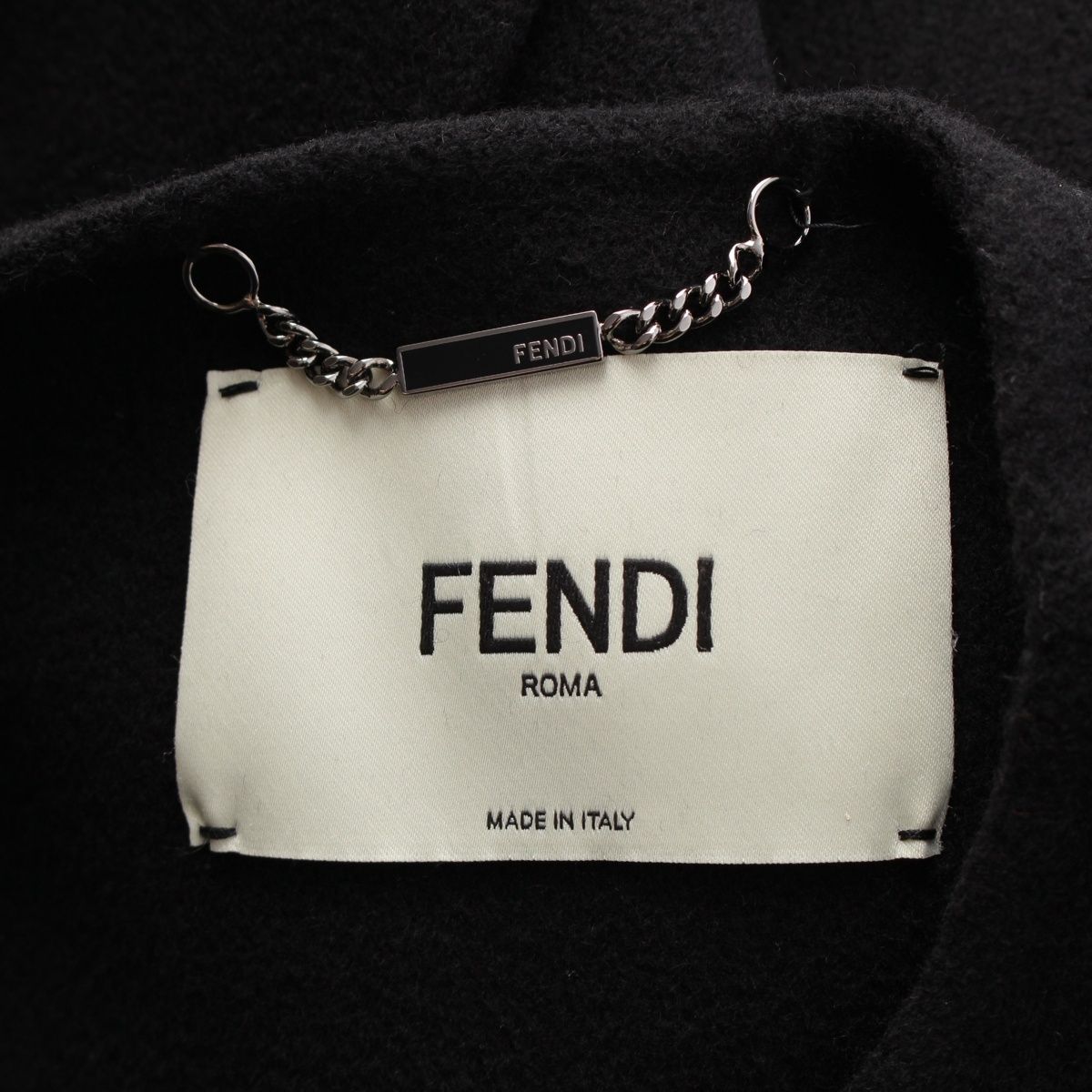 フェンディ フォックスファー カシミア コート フェンディ カシミヤ フォックスファー ケープ付き ロング