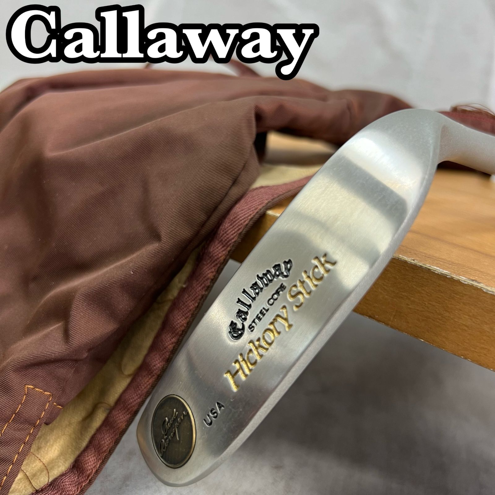 Callaway - Callaway　キャロウェイ　Hickory　Stick　 ヒッコリースティック　メンズゴルフパター　木製　右利き用　PT　L字　ピン型　33インチ Callaway キャロウェイ Hickory Stick ヒッコリースティック