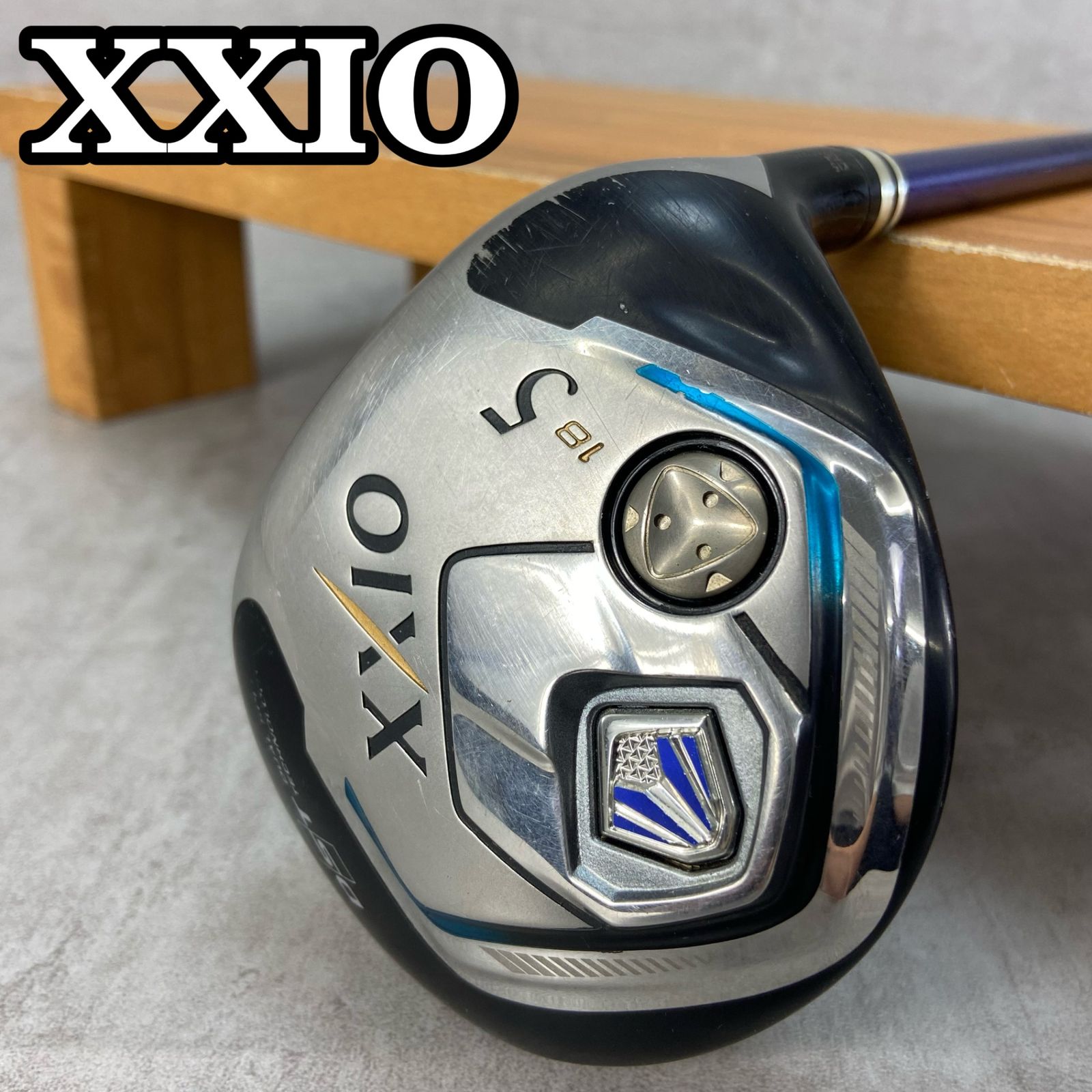 XXIO - XXIO　ゼクシオ　8代目　MP800　メンズゴルフ5W　カーボン　R　18°　右利き用　Cleek　クリーク　41.75インチ　D-2　約298g　2014年 XXIO ゼクシオ 8代目 MP800 メンズゴルフ5W カーボン R 18° 右