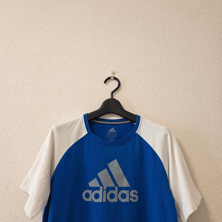 アディダス デサント製 半袖シャツ y2k adidas】アディダス y2k ミニTシャツ ピチT 平成ギャル キラキラ
