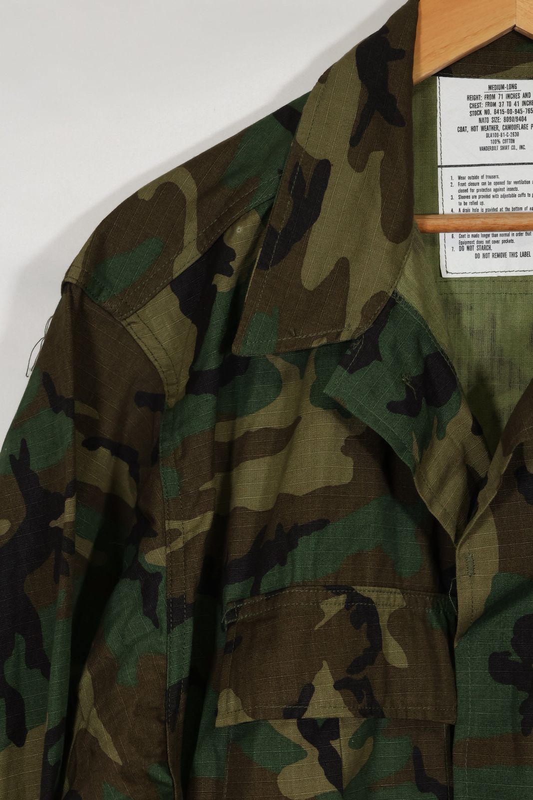 米軍本物LC-2リーフ迷彩パンツM/Lサイズ希少品 NAM戦 US(