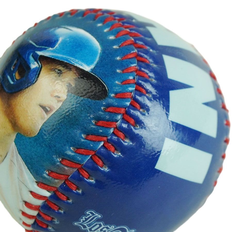 新品ドジャースオフィシャルグッズ大谷翔平野球ボール写真背番号サイン