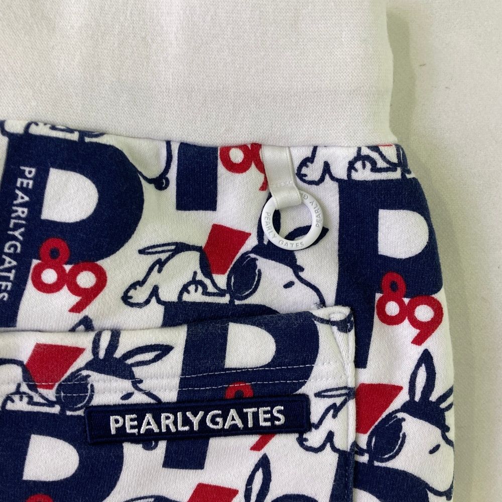 サイズ：0 PEARLY GATES パーリーゲイツ × PEANUTS 裏起毛