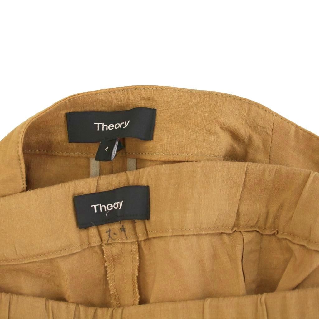 パンツ リネン混