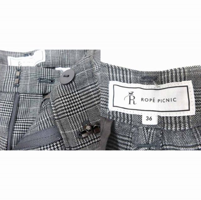 ROPE グレンチェック パンツ 36 Rope' Picnic - ロペピクニック ROPE テーパードパンツ グレン