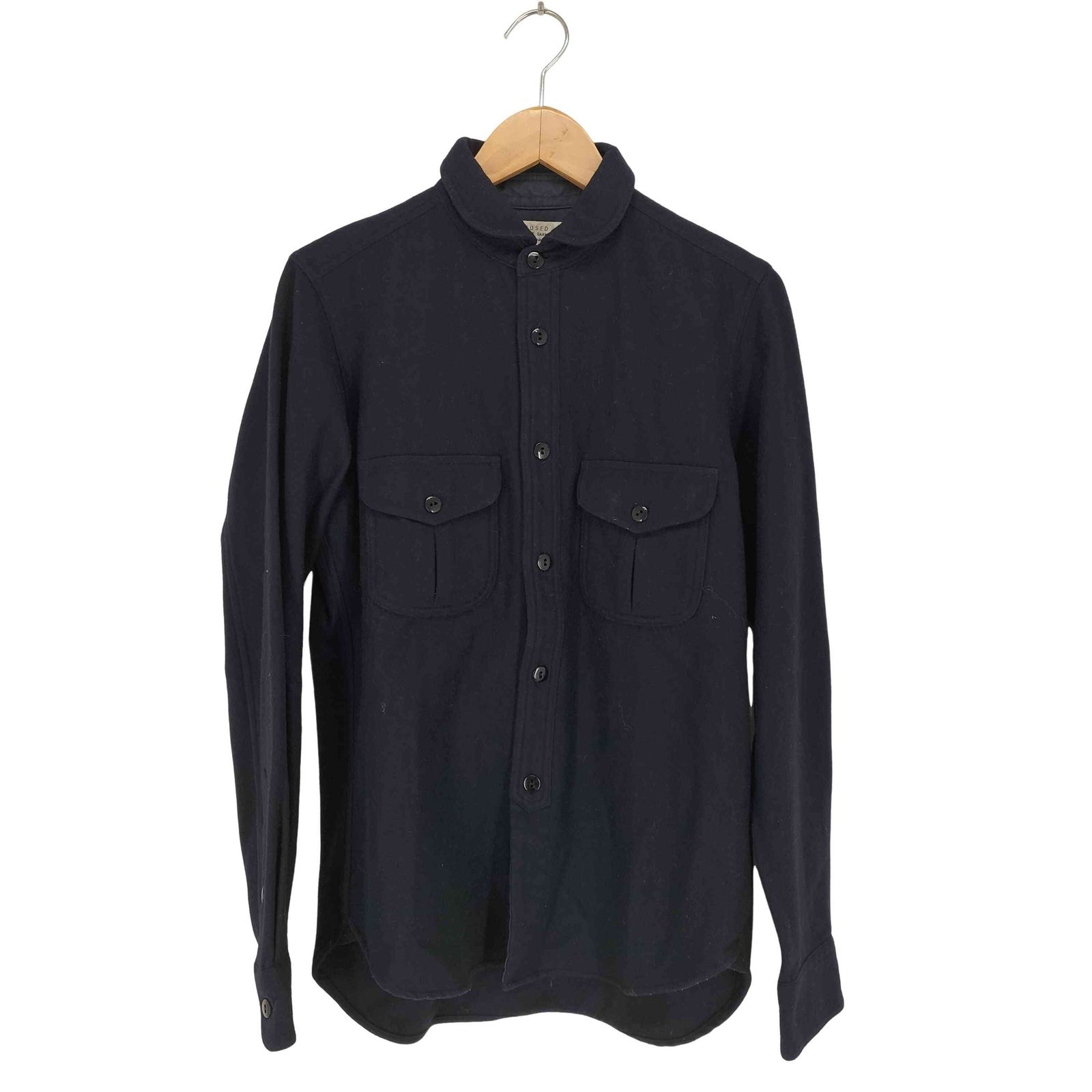 アンユーズド UNUSED ウールフランネルシャツ メンズ 2