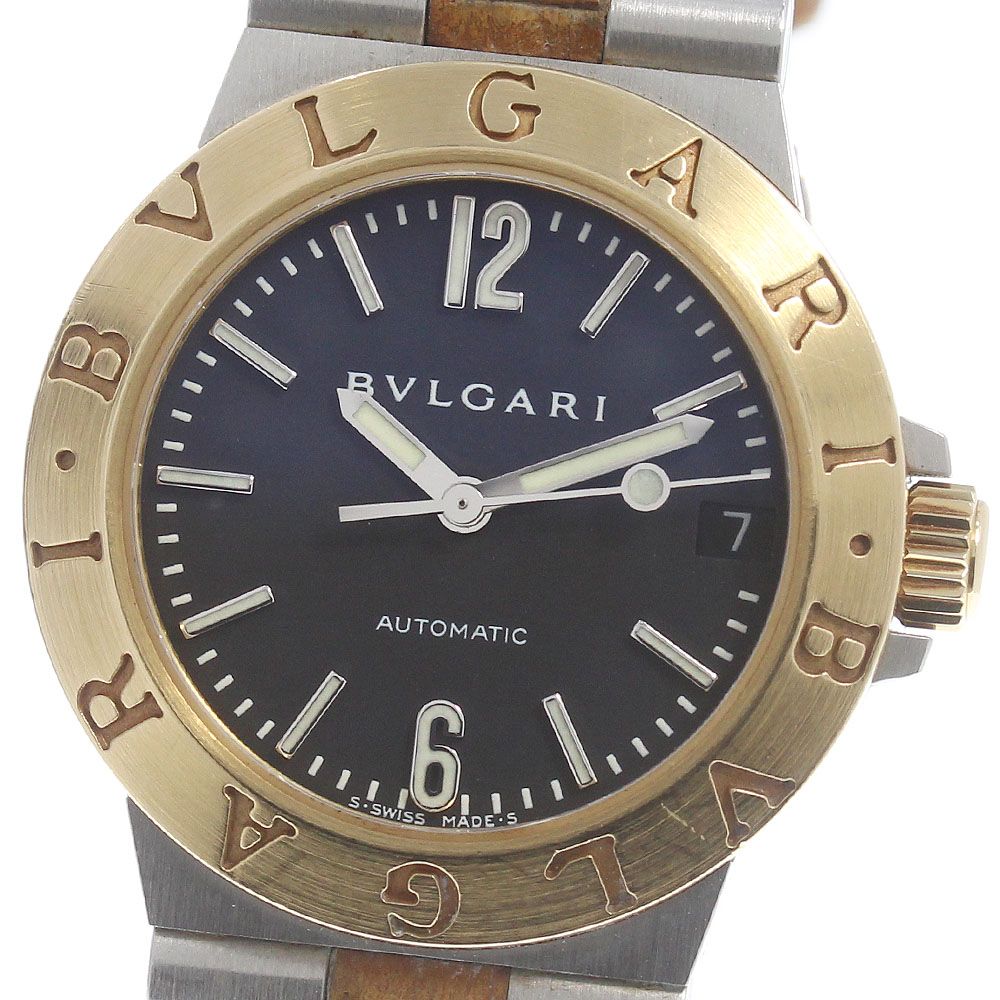 ブルガリ BVLGARI LCV29SG ディアゴノスポーツ デイト 自動巻き ...