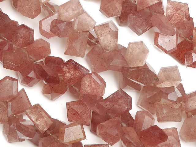 ピンクエピドート ナゲットカット 8～13mm【1連販売】 / 9-31 PD8NG
