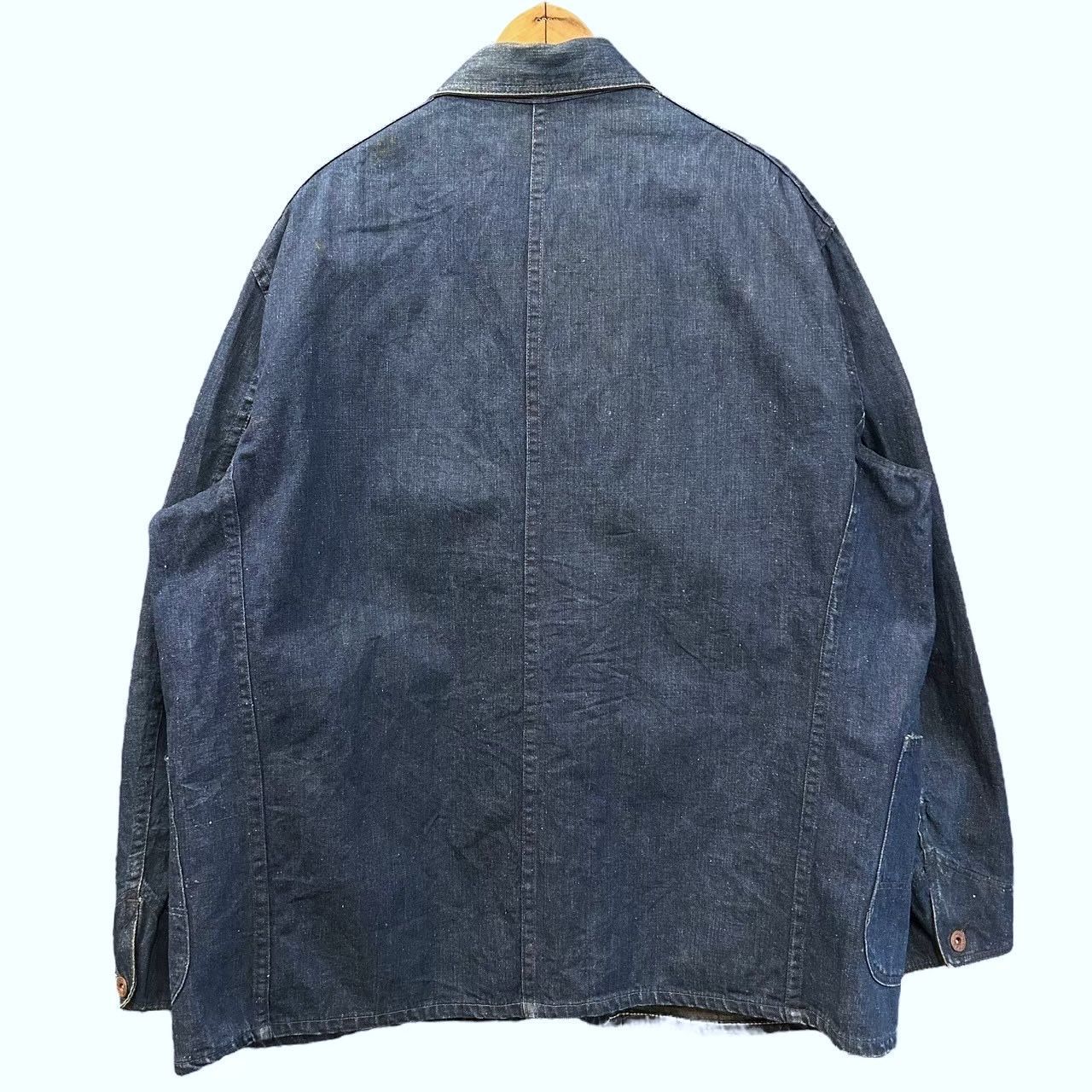 40s vintage 大戦 カバーオール 月桂樹ボタン ヴィンテージ ボロ