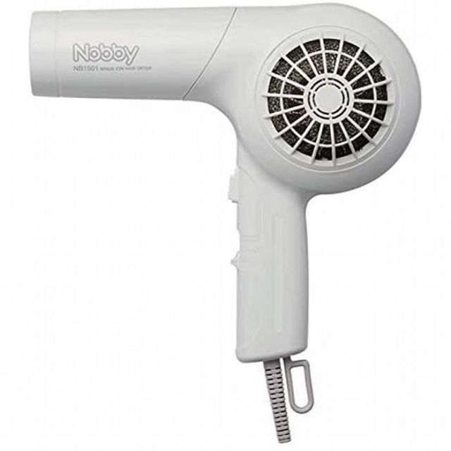  あすつく テスコム マイナスイオンヘアードライヤー NB1501-W ホワイト Nobby by TESCOM　即納・送料無料 ドライヤー