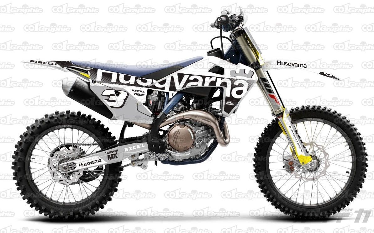 ハスクバーナ HUSQVARNA デカール ステッカー グラフィックキット ※デザイン決定後30日以内に発送