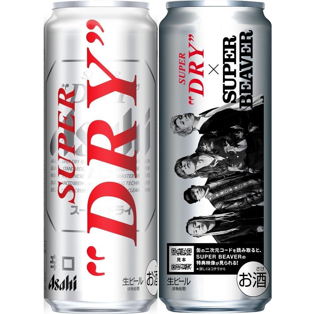 【「SUPER BEAVER」コラボ/スマート缶】アサヒ スーパードライ スマート 缶 [ ビール 355ml×24本 ]  4901004061829/001338