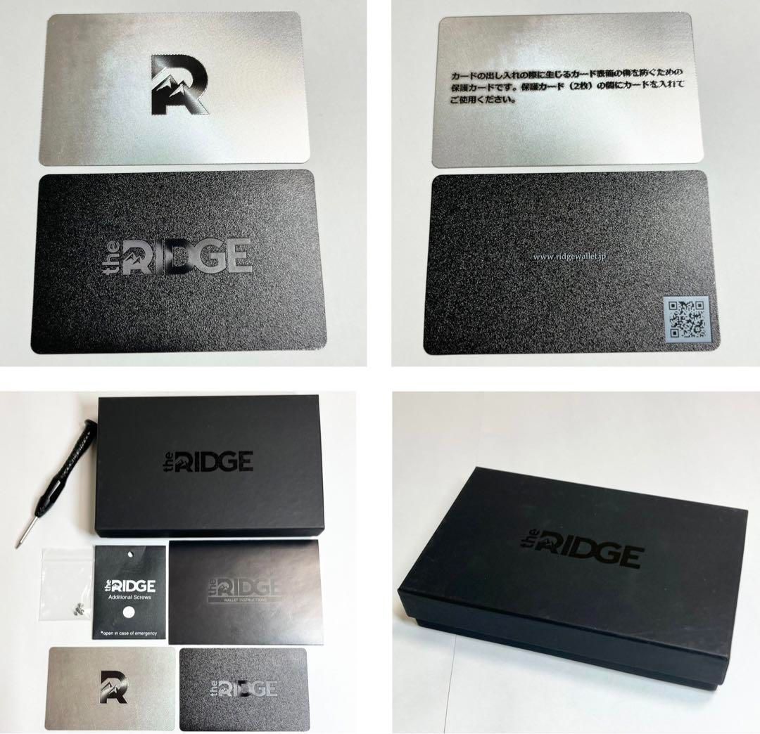 the RIDGE AMEX限定マネークリップ　アメックス　チタン the RIDGE AMEX マネークリップ アメックス 限定 ホワイト
