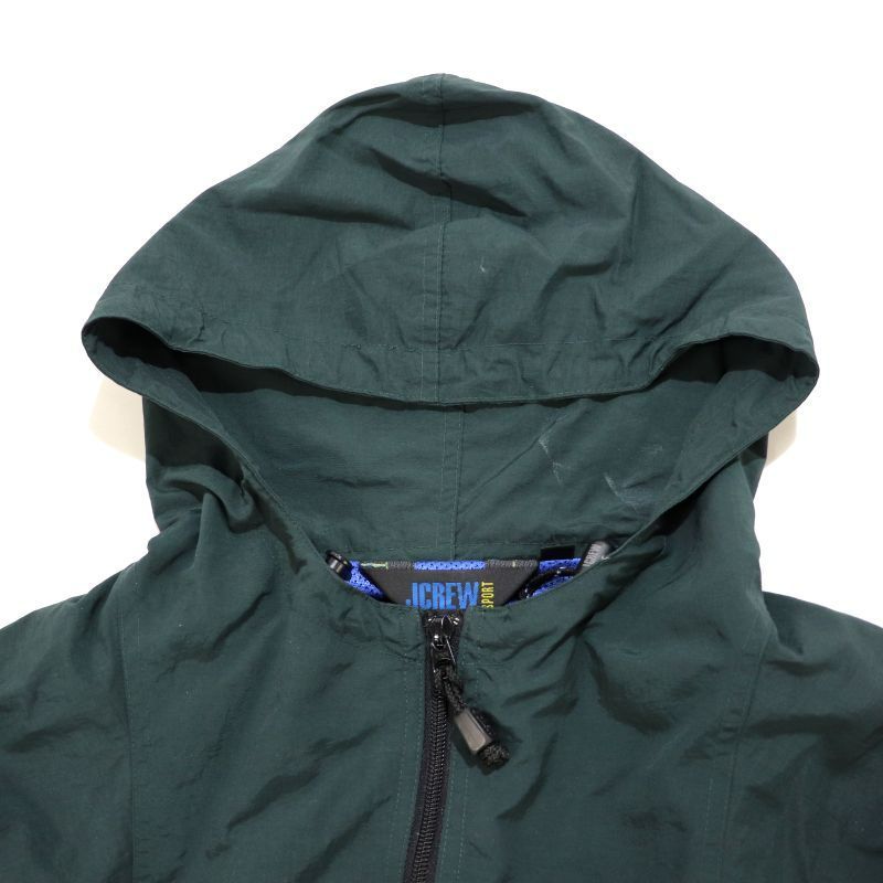 90s vintage J.CREW ナイロン アノラックパーカー メンズ 表記XS