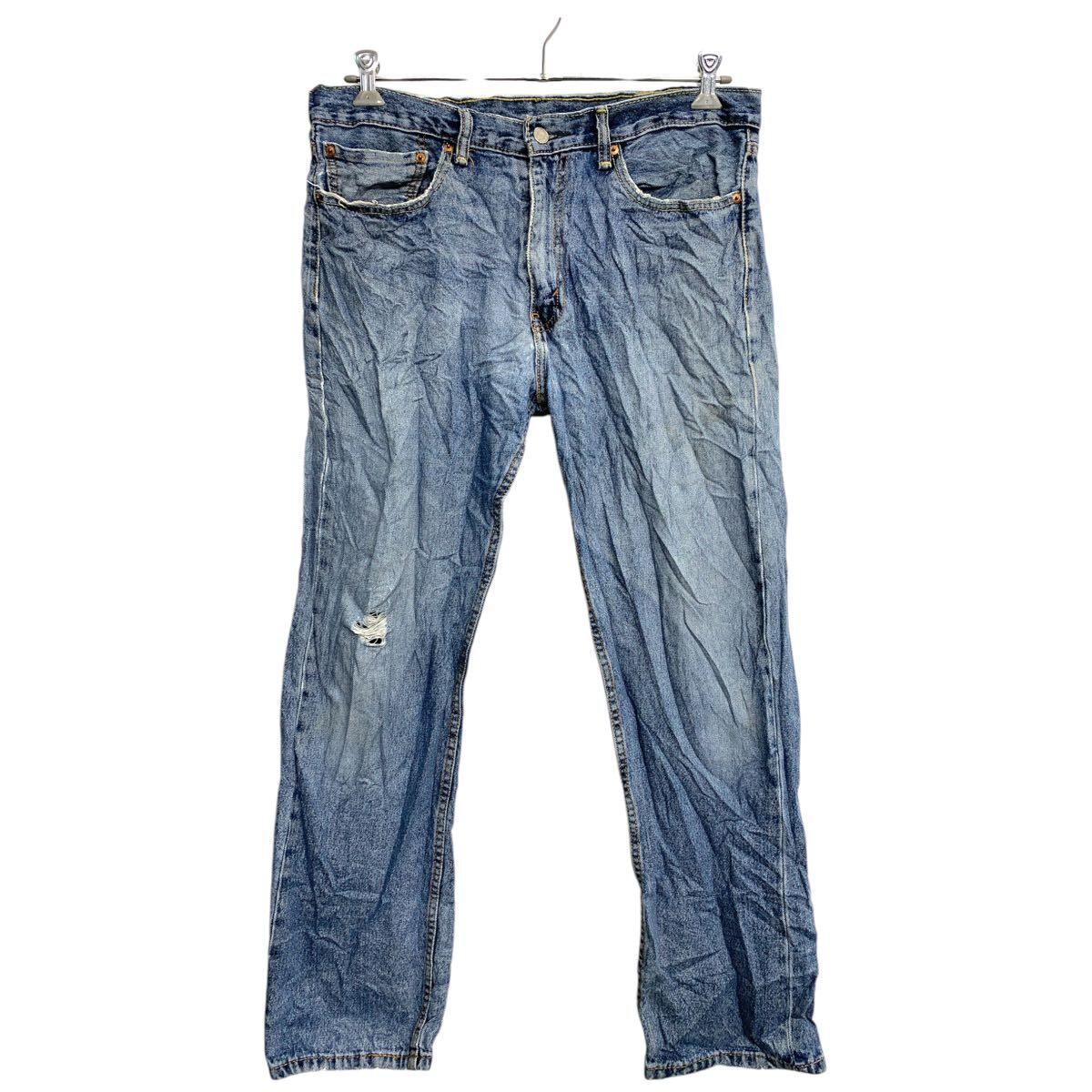 Levi's 505 デニムパンツ W35 リーバイス レギュラーフィット ブルー コットン 古着卸 アメリカ仕入 2501-454