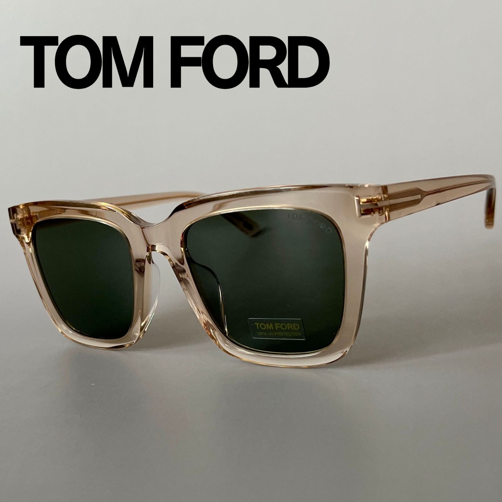 トムフォード サングラス TOM FORD ウェリントン クリア ブラウン 新品 