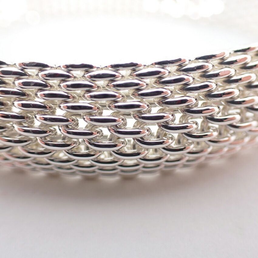 ティファニー 925 サマセットメッシュ バングル//j31-60 楽天市場