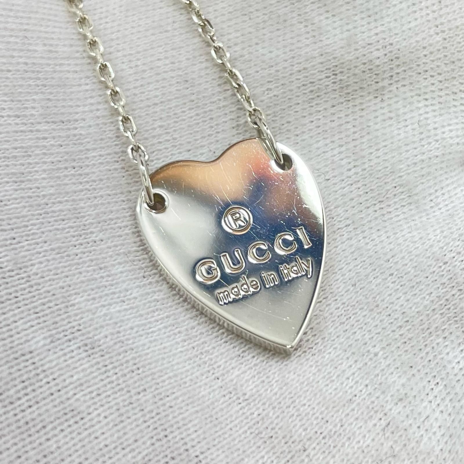 中古】GUCCI | グッチ トレードマーク ハートプレート