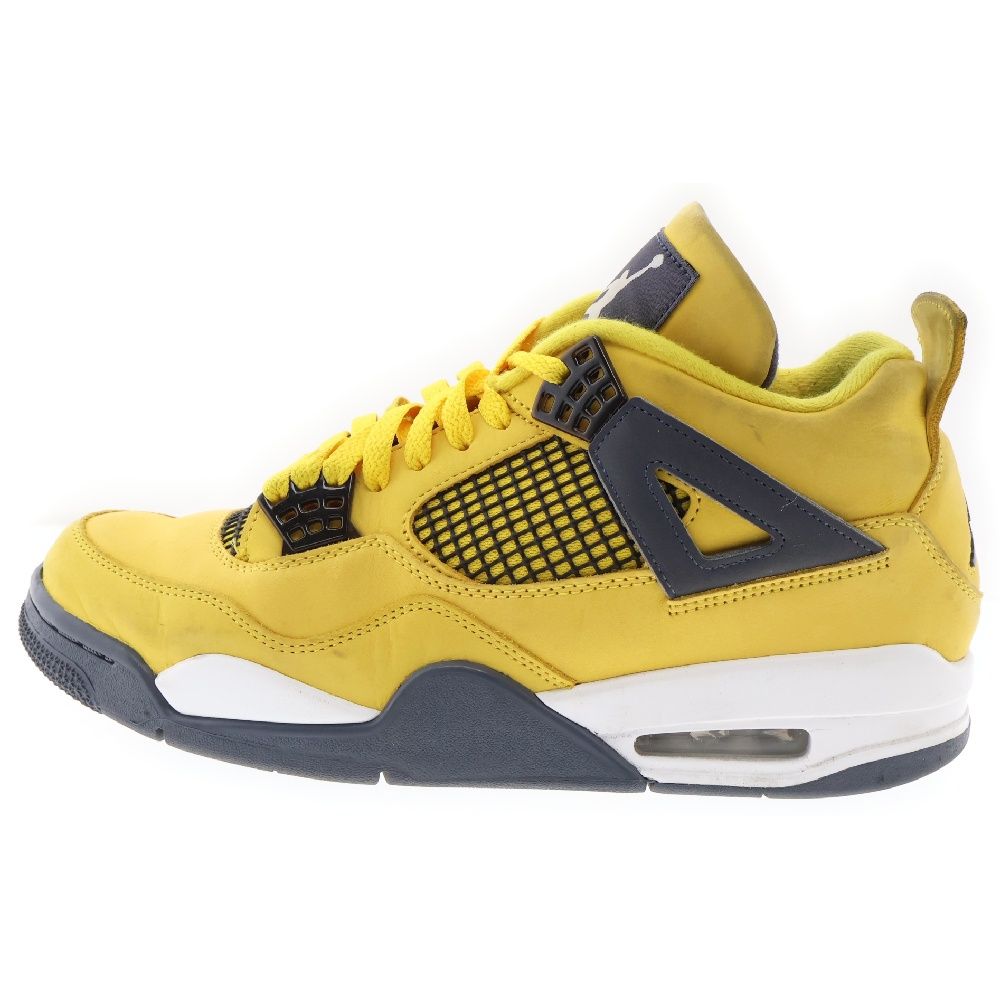 NIKE (ナイキ) AIR JORDAN 4 RETRO LIGHTNING TOUR YELLOW CT8527-700 エアジョーダン4 ライトニング ツアーイエロー ハイカットスニーカー US10/28cm イエロー