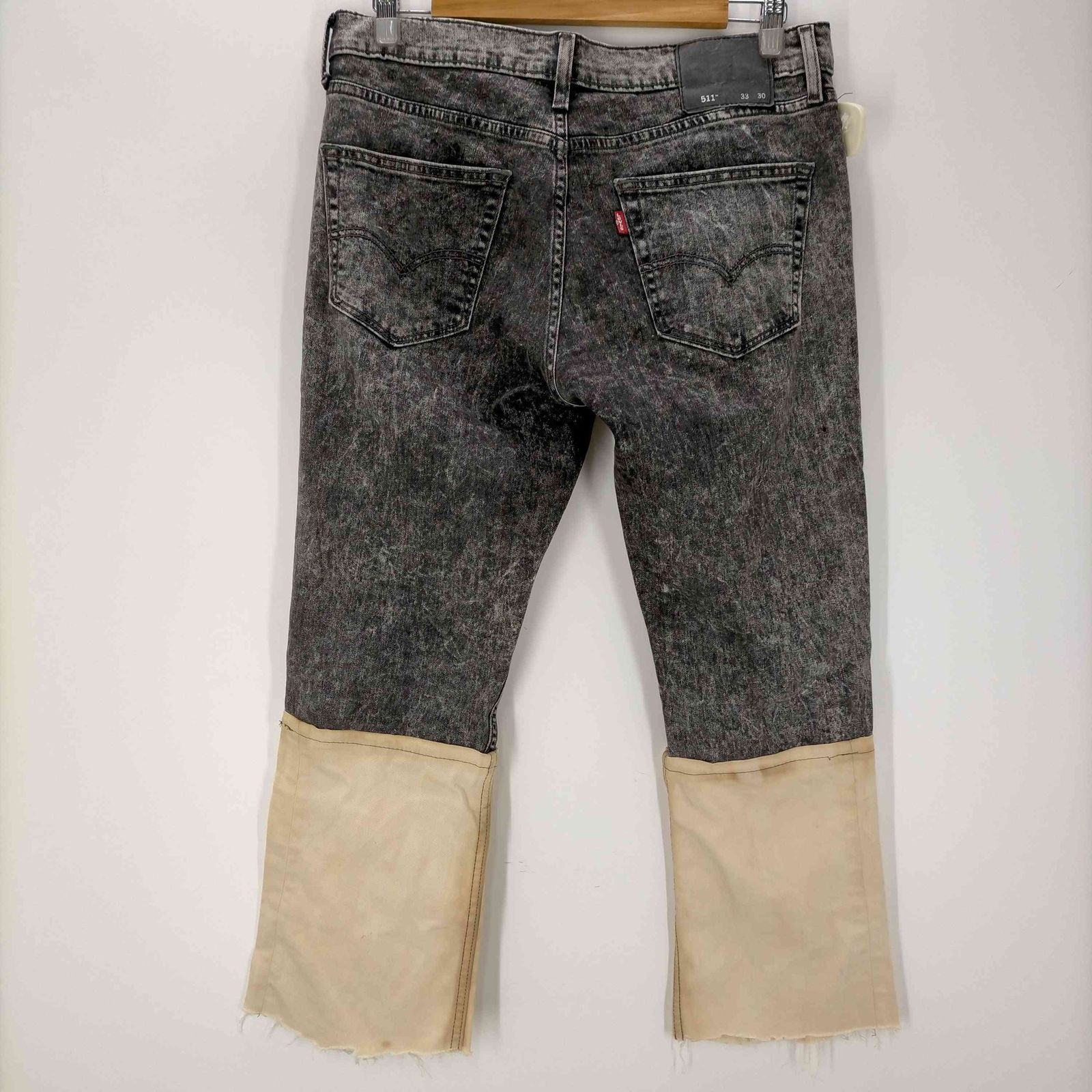 リーバイス Levis リメイク ケミカルウォッシュ 511 ブラックデニム 