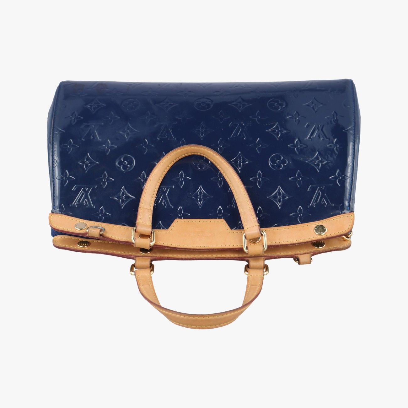 ルイ・ヴィトン ヴェルニ　ブレアMM グランブルー M90054 ルイ・ヴィトン ヴェルニ ブレアMM グランブルー M90054