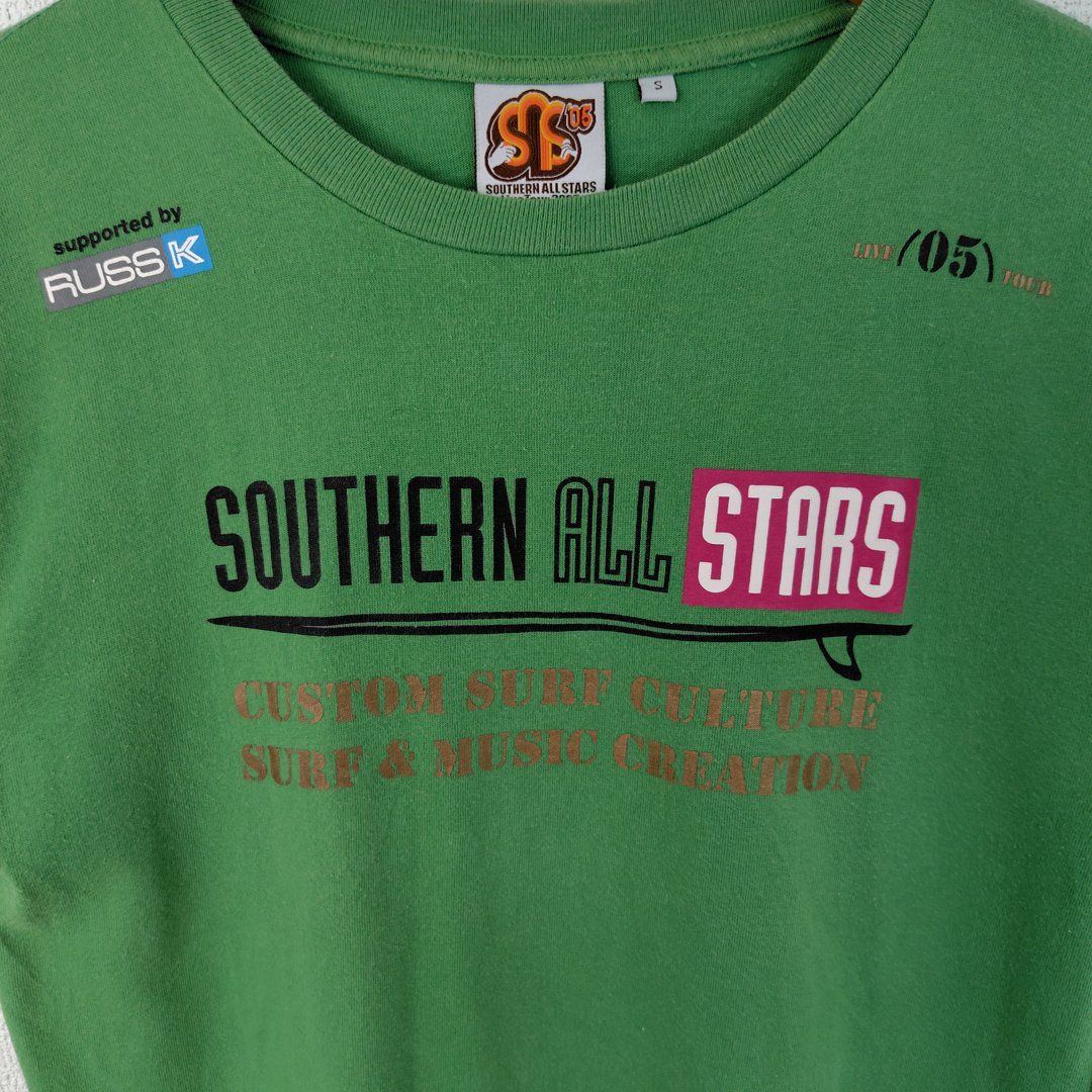 サザンオールスターズ　Tシャツ2005 グリーン SOUTHERN ALL STARS サザンオールスターズ Tシャツ 2005 ツアーT