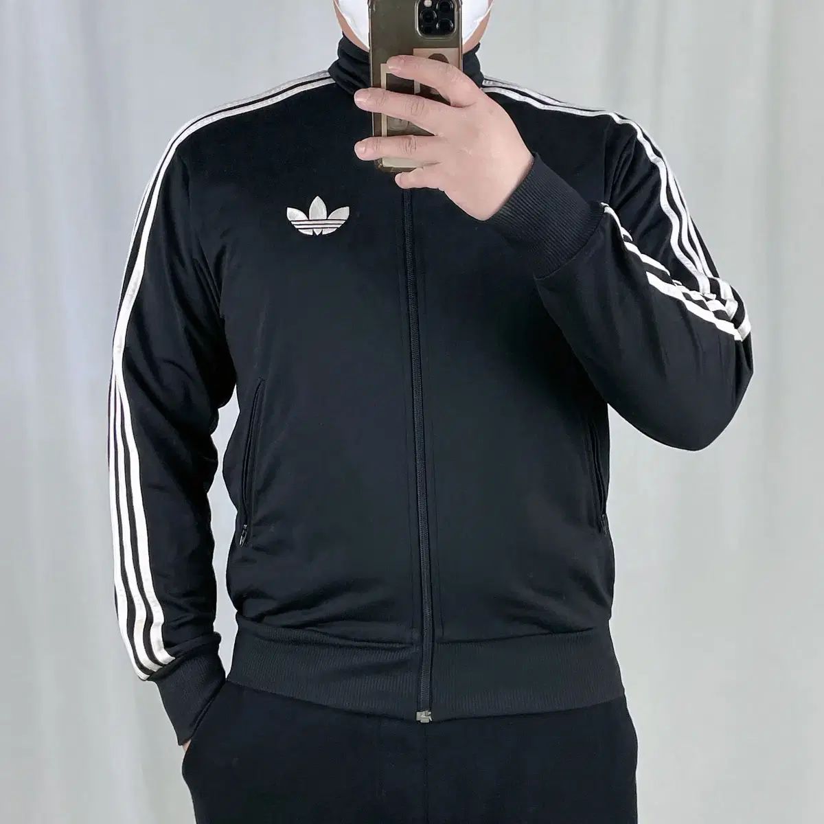 adidas(アディダス) 黒 区 ファイヤーバード トラックトップス ジャージ 95 250215