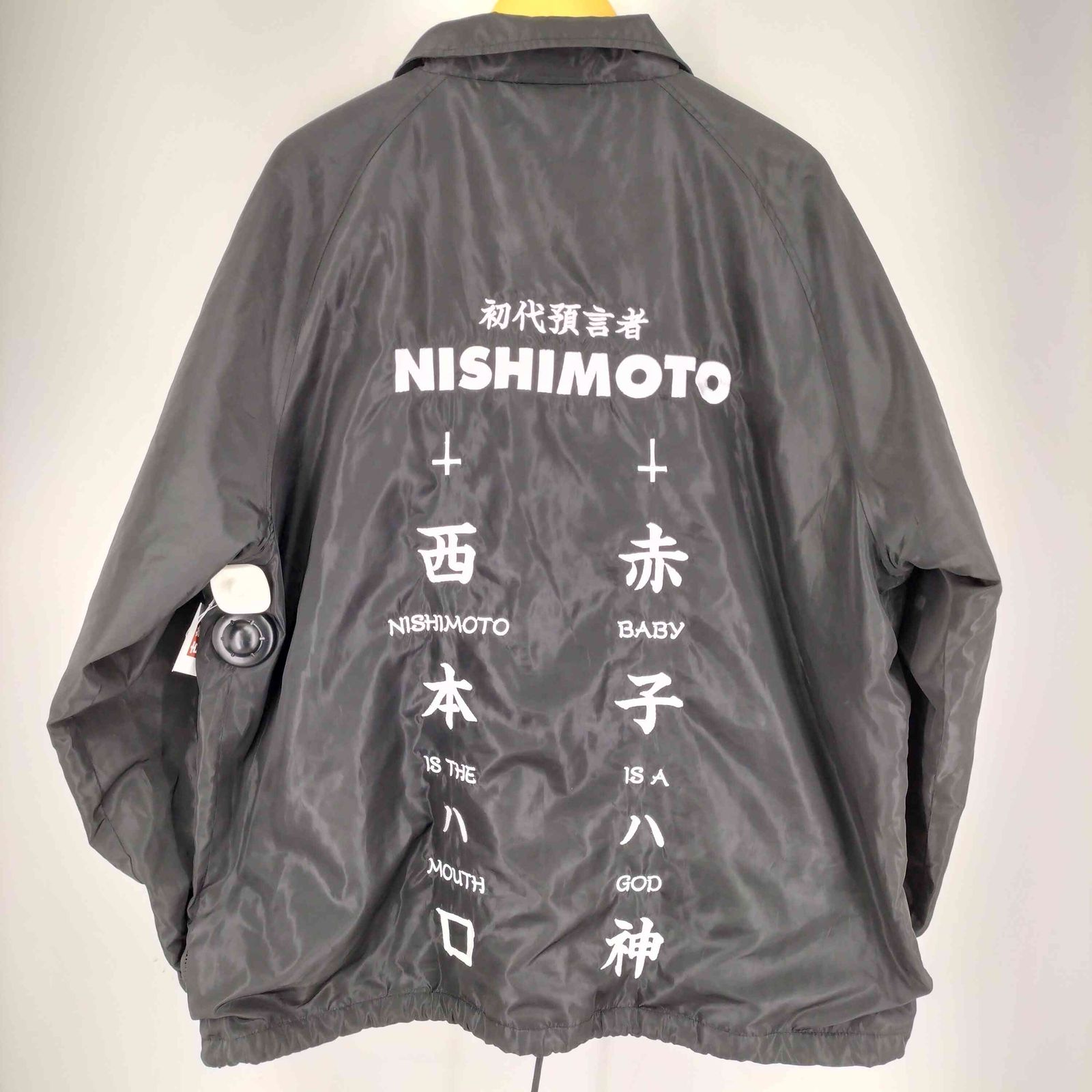 ニシモトイズザマウス NISHIMOTO IS THE MOUTH KANJI COACH JKT