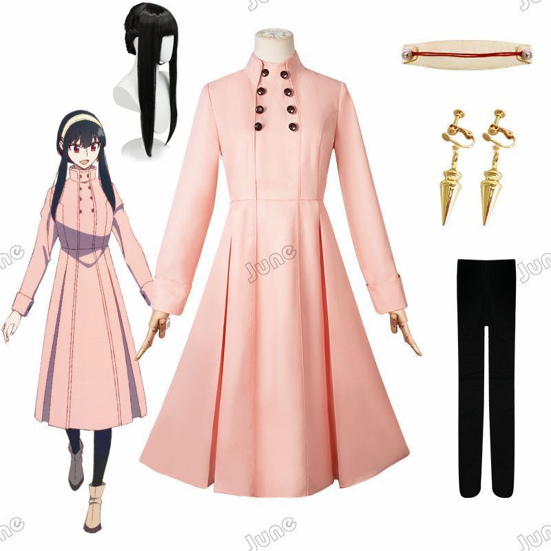 ヨル フォージャー コスプレ衣装 SPY×FAMILY スパイファミリー 人気キャラ ヨル ブライア いばら姫 コスチューム cosplay 演出服 日常服 アニメ 祭り ハロウィン クリスマス 学園祭 文化祭 仮装 ウイッグ付き