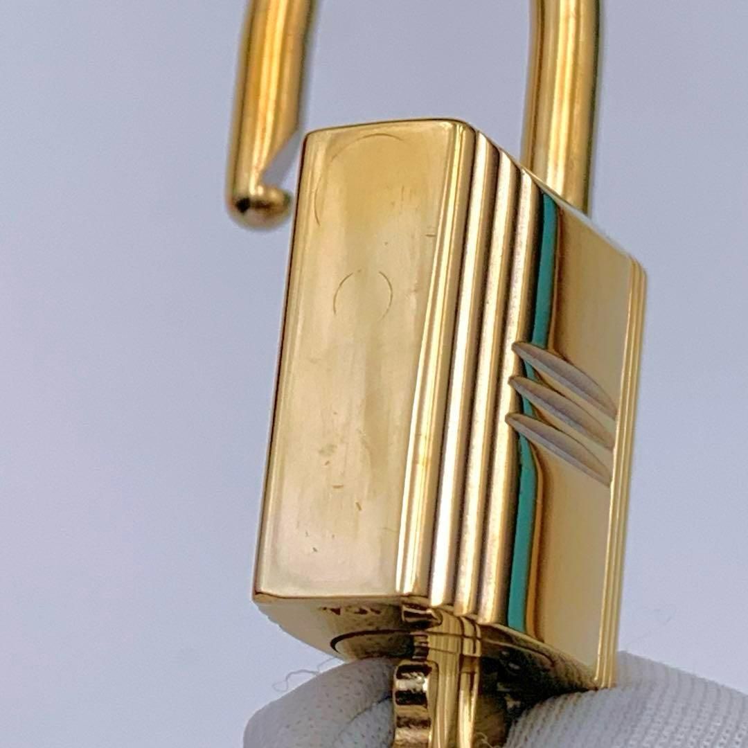 HERMES エルメス カデナ 104番 ゴールド 24Kメッキ 鍵付き 南京錠