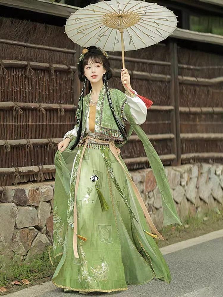 HF-08 豪華刺繍 漢服 かんふく 古風衣装 レトロ風 中華ロリータ コスプレ ワンピース 唐装 仙女服 中華風 美しい刺繍