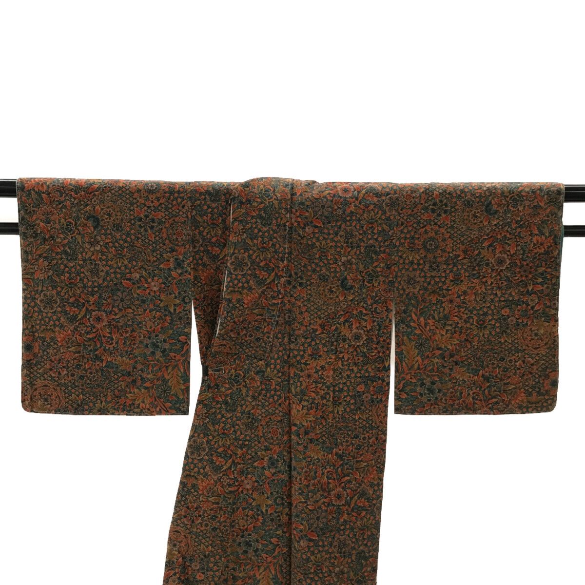 小紋/美品/更紗/仕立上がり/適応身長148～155㎝/ 7914 - メルカリ 