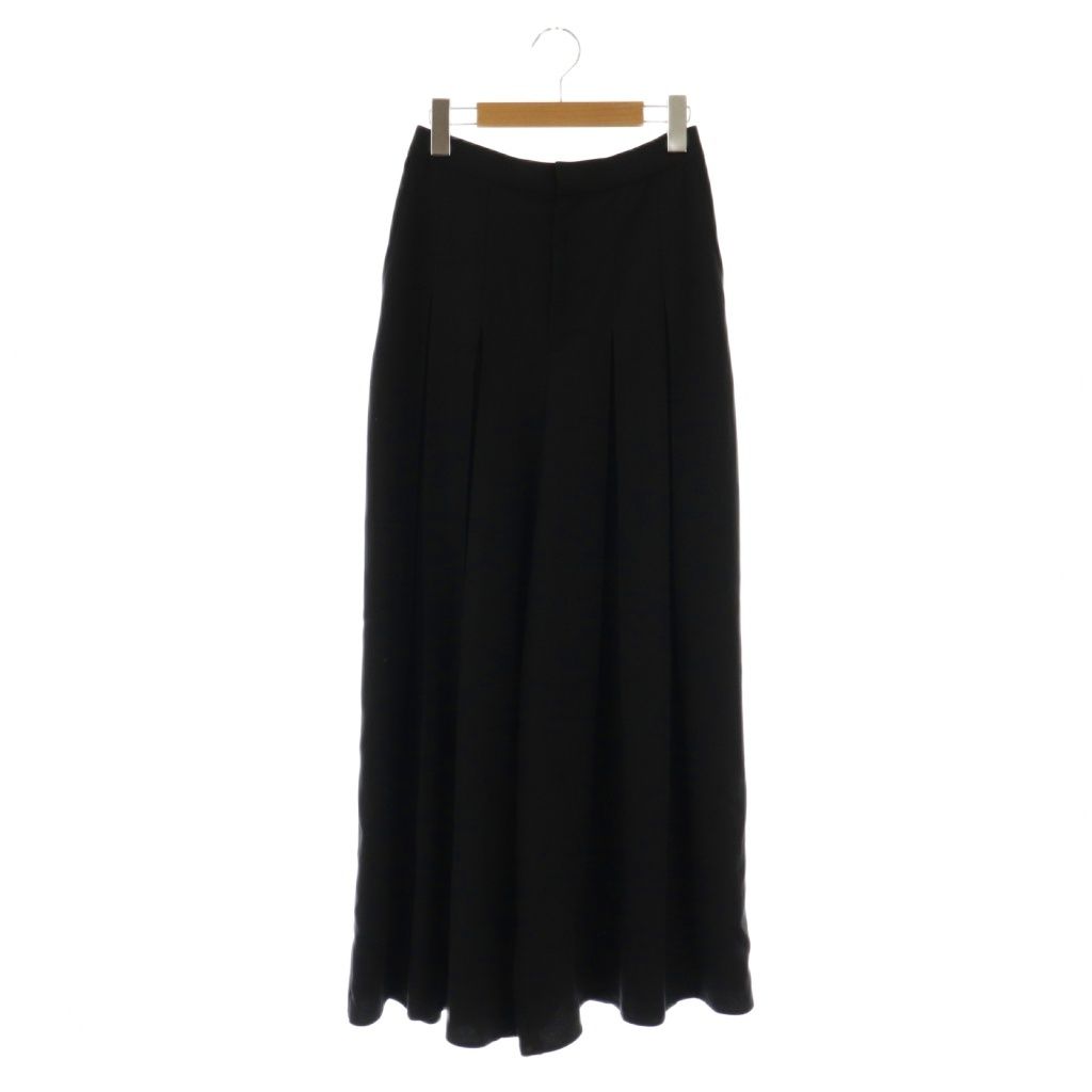 グレースクラス GRACE Class 25AW ボックスプリーツパンツ ワイド 36 黒 ブラック |AT OS SH