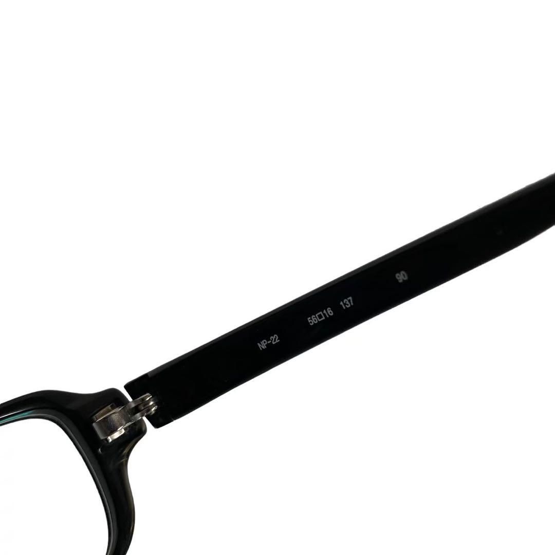 人気‼️NP-16 col.90 ブラック　999.9　フォーナインズ 999.9 フォーナインズ メガネ NP-16 90 ブラック 56サイズ (在庫