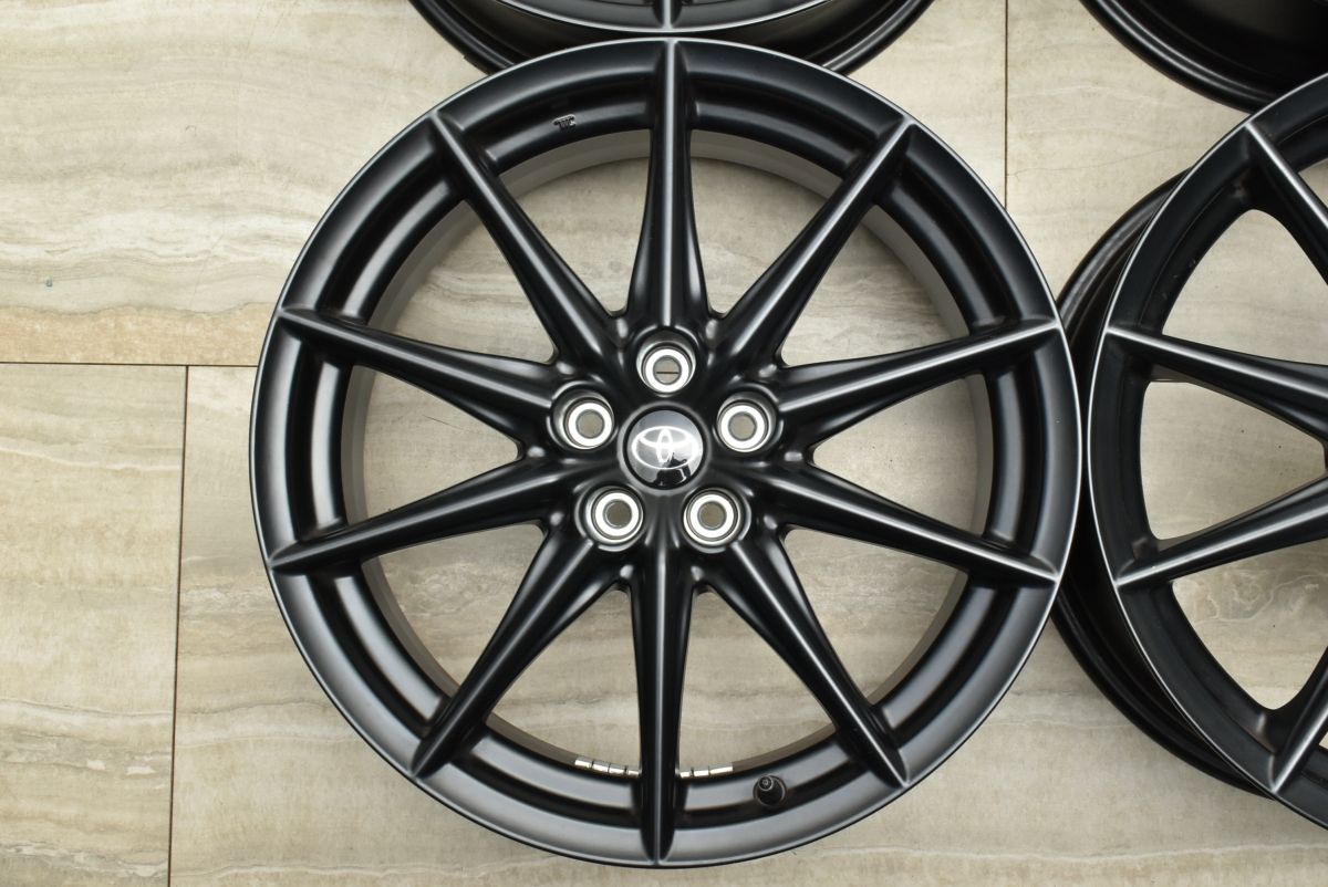 良好品】トヨタ GR86 RZ 純正 18in 7.5J +48 PCD100 4本販売