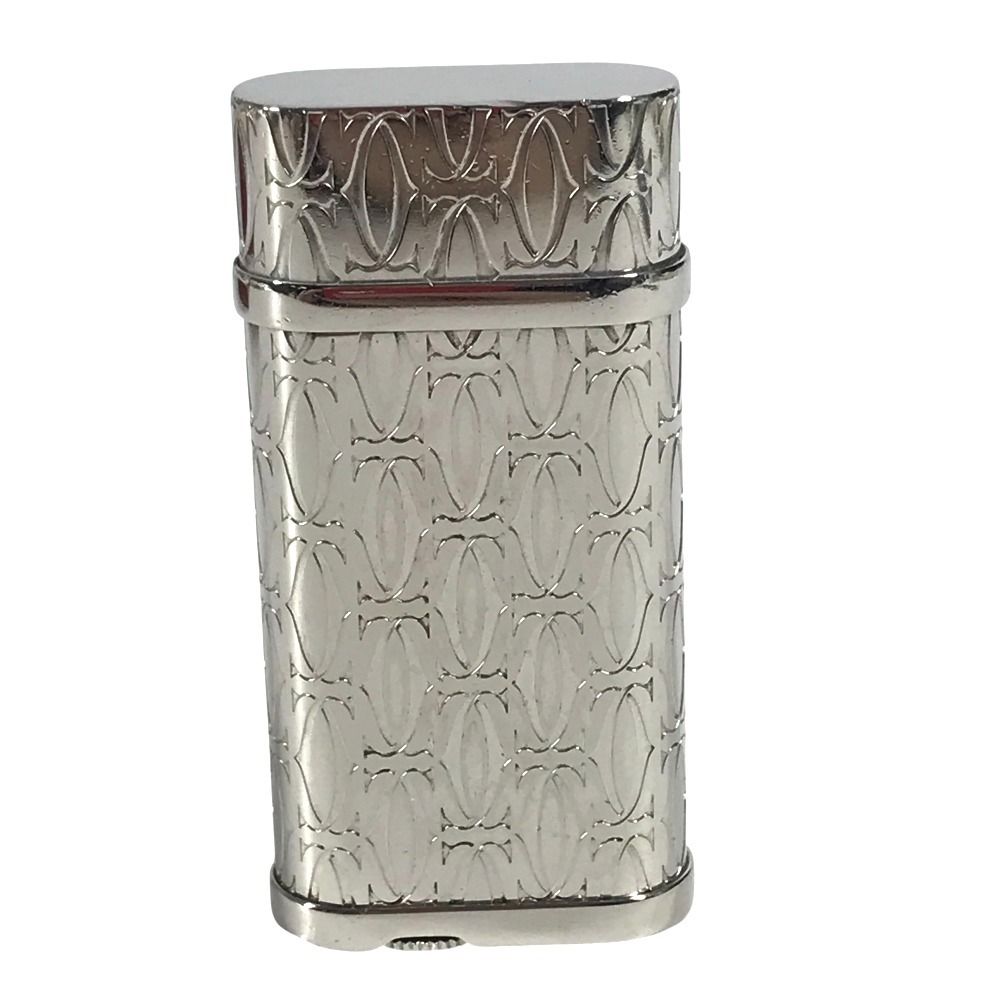 CARTIER カルティエ ライター C ドゥ カルティエ デコール パラジウム ローラ ライター 真鍮 シルバー