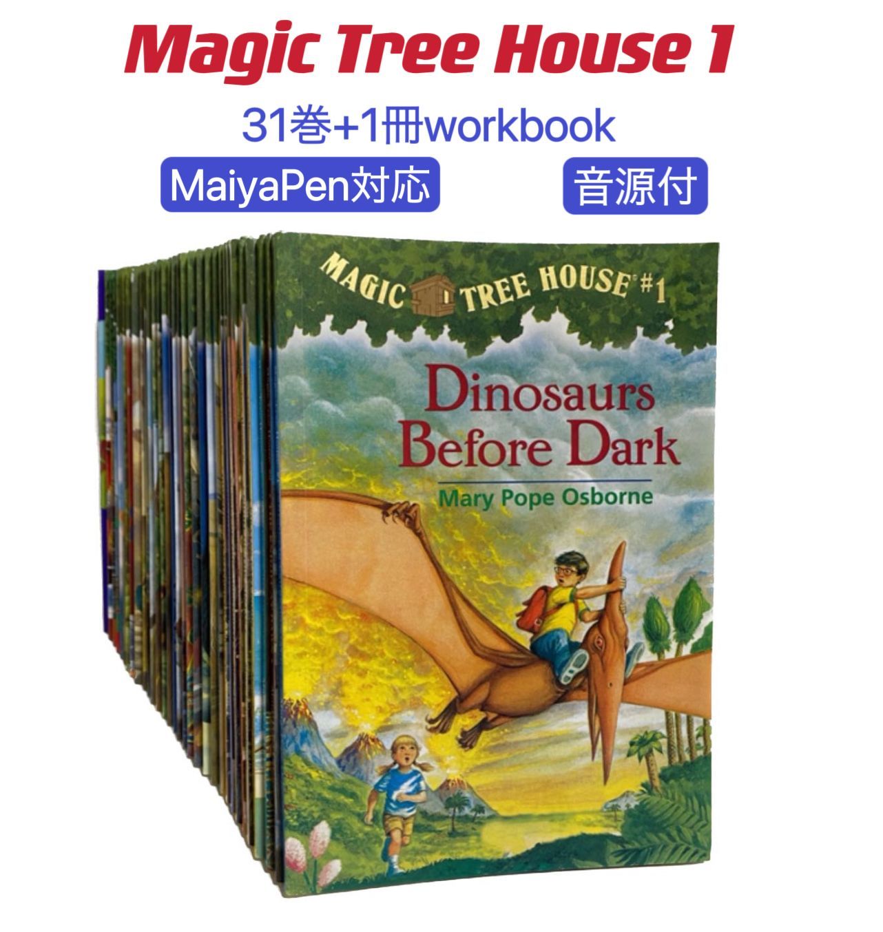 Magic Tree House 1-31巻セットとワークブック