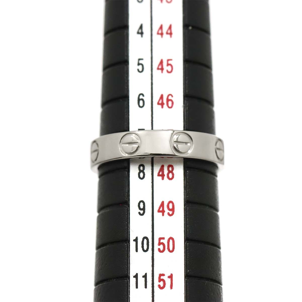 カルティエ Cartier ミニラブ #47 リング K18 WG ホワイト