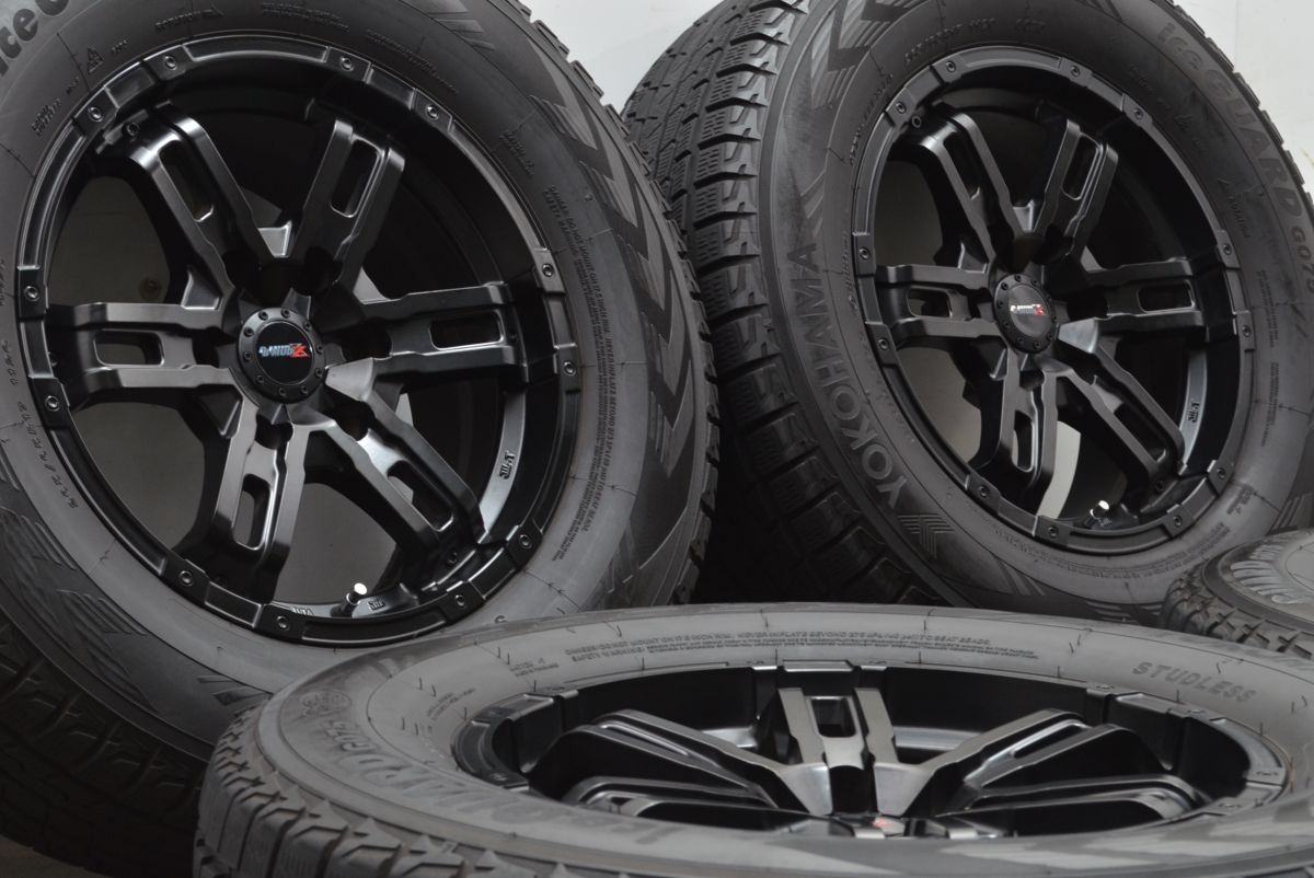 B-MUD Z 17in 8J 20 PCD139.7 ヨコハマ アイスガード G075 265 65R17 ランドクルーザープラド ハイラックス サーフ 交換用に