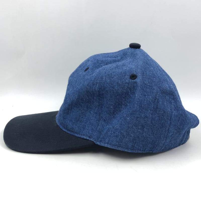 デニムベースボールキャップ インディゴ