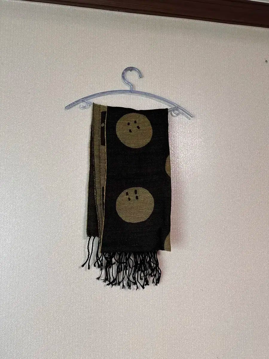 KAPITAL キャピタル ウール プロフィール レインボー クレスト スカーフ ブラック ショール