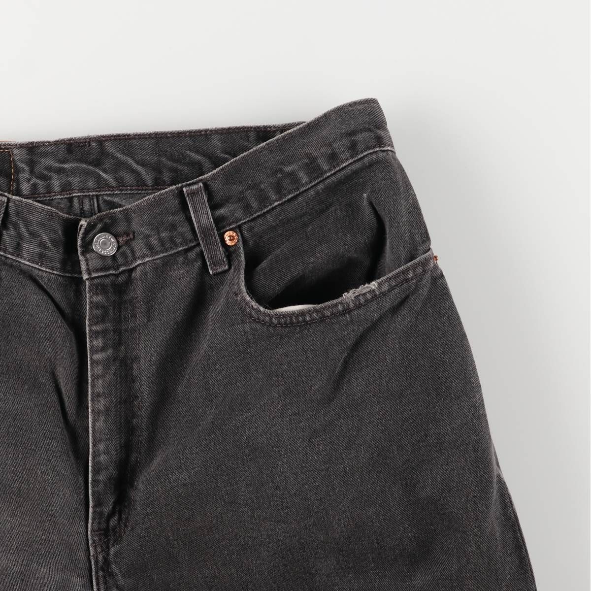 古着 00年代 リーバイス Levi s 560 LOOSE FIT TAPERED LEG ブラックデニム テーパードデニムパンツ メンズw32相当 evb031807 KIN-KAAI_COM