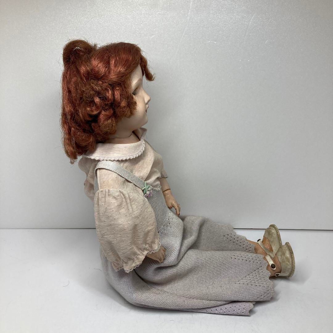 アンティーク ビスクドール オープンマウス クローズアイ 首裏にサイン NEXPOTALLINN_EU