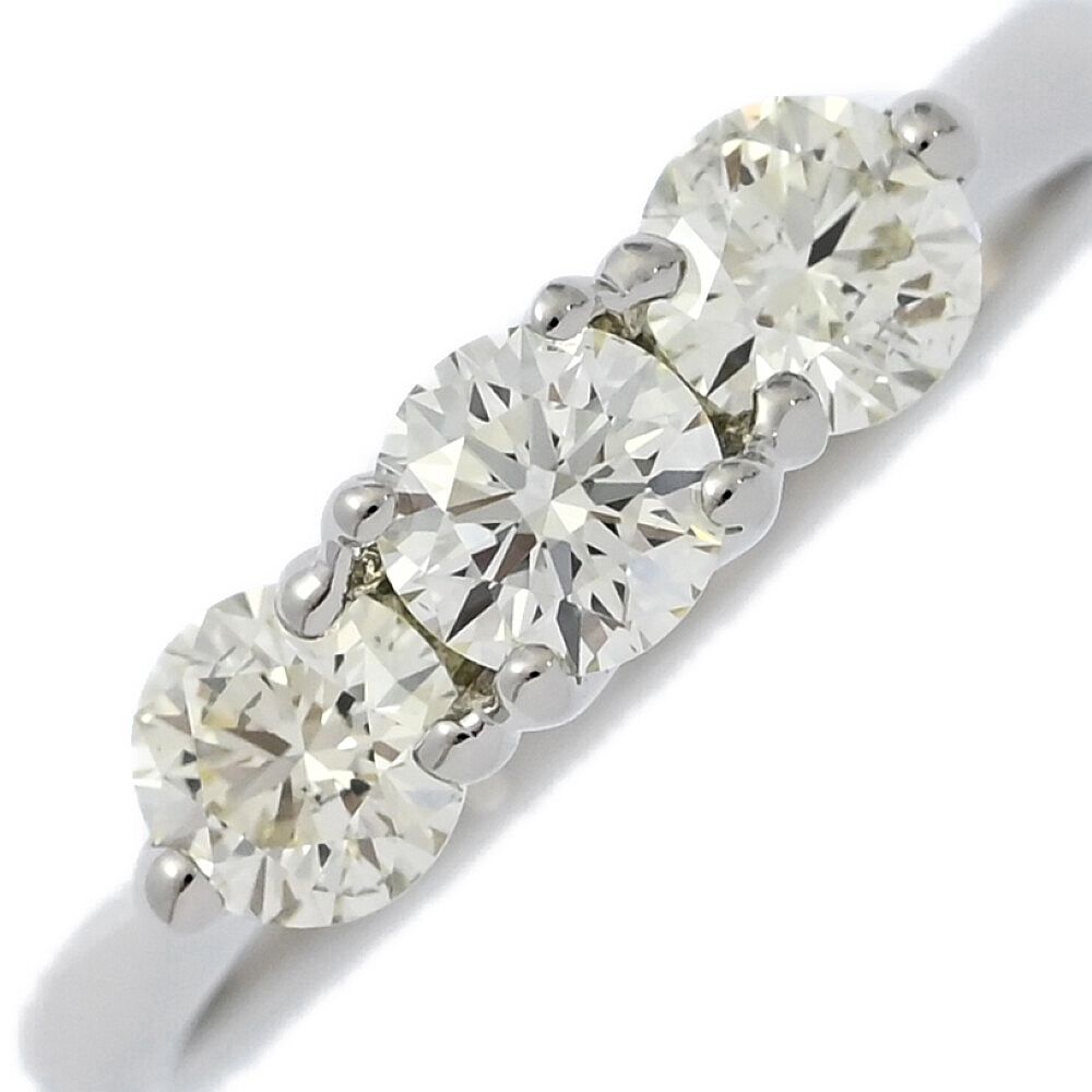 0.264ct|0.271ct|0.266ct|3P･ダイヤモンドリング･指輪|Pt900-3.3g|12号| 52|プラチナ|プレゼント|記念日|4月誕生石 ♀ S レディース 590410