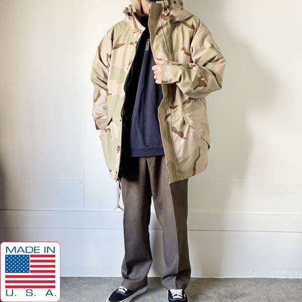 2000年製 実物 米軍 ECWCS GEN1 ゴアテックスパーカー 3Cデザートカモ
